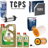 FOR AUDI A7 3.0 TDI 2010-18 COMPLETE BOSCH SERVICE KIT WITH 7L CASTROL OIL