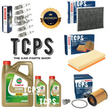 FOR PORSCHE CAYENNE 3.2 9PA 2002+ COMPLETE BOSCH SERVICE KIT 7L CASTROL + PLUGS