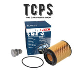 FOR PORSCHE CAYENNE 3.2 9PA 2002+ REPLACEMENT BOSCH OIL FILTER & SUMP PLUG