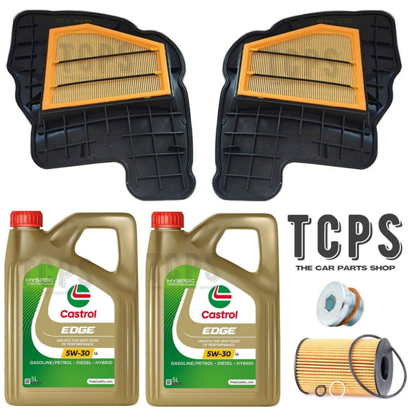 FOR BMW 750Li MSPORT F02 SERVICE KIT 10L CASTROL TWO AIR FILTERS OIL FILTER PLUG
