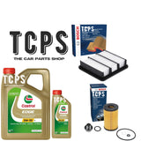 FOR KIA PROCEED 1.6 CRDi 2007+ BOSCH OIL & AIR FILTER WITH 6L CASTROL OIL