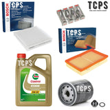 FOR SUZUKI SWIFT RS41 1.6 PETROL 2005+ BOSCH SERVICE KIT WITH 5L CASTROL OIL