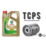 FOR SUZUKI SWIFT RS41 1.6 PETROL 2005+ BOSCH OIL FILTER WITH 5L CASTROL OIL