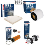 FITS AUDI A5 3.0 TDI 2007+ FULL BOSCH FILTER ONLY SERVICE KIT AIR OIL CABIN FUEL