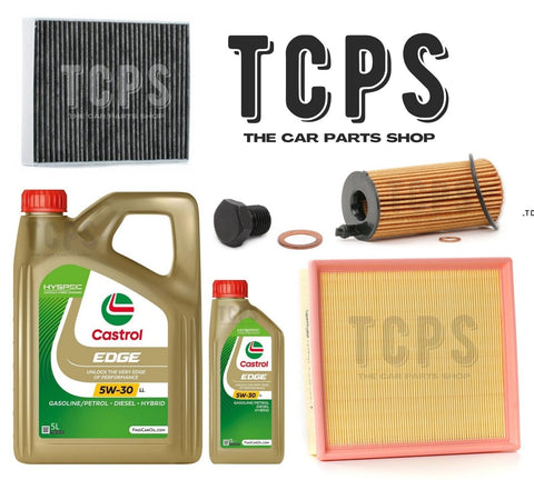 FITS BMW 418d 2.0 F36 REPLACEMENT 6L CASTROL OIL + OIL + AIR + CABIN FILTERS