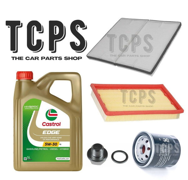 FITS SUZUKI IGNIS 1.3 PETROL 2003+ REPLACEMENT KIT 5L CASTROL OIL + ALL FILTERS