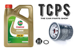 FITS SUZUKI IGNIS 1.3 PETROL 2003+ REPLACEMENT 5L 5W30 CASTROL OIL + OIL FILTER