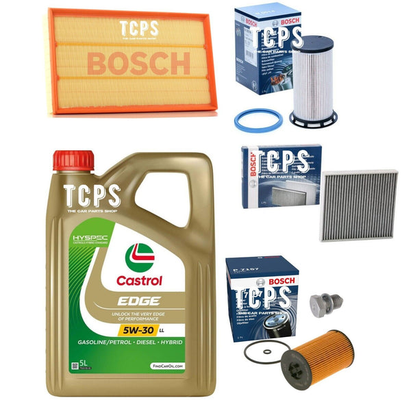 FOR VW ARTEON 2.0 TDI 2017+ FULL BOSCH SERVICE KIT FILTERS & 5L CASTROL