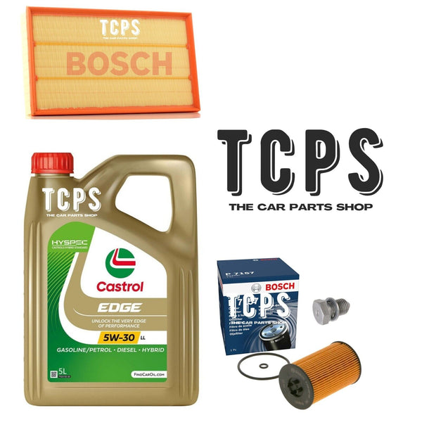 FOR VW ARTEON 2.0 TDI 2017+ BOSCH OIL AND AIR FILTER PACK WITH 5L CASTROL