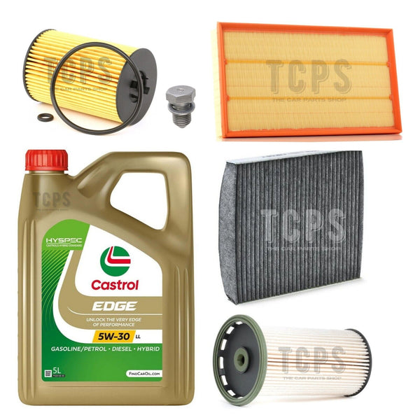 FITS VW ARTEON 2.0 TDI MK1 REPLACEMENT KIT WITH 5L CASTROL OIL + ALL FILTERS