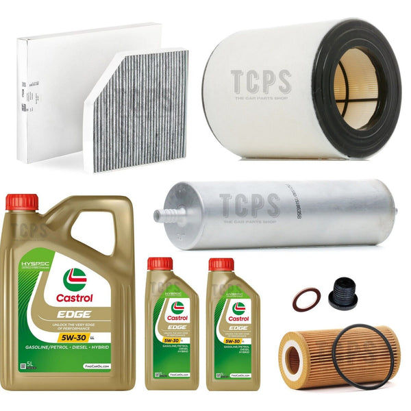 FITS AUDI A7 3.0 TDI 2010+ FULL REPLACEMENT KIT INC 7L CASTROL OIL + ALL FILTERS