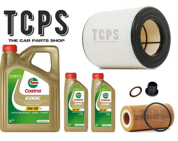 FITS AUDI A7 3.0 TDI 2010+ REPLACEMENT 7L CASTROL OIL WITH OIL & AIR FILTERS