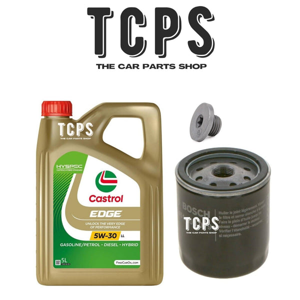 FITS VAUXHALL ZAFIRA 1.6 MK2 OIL REPLACEMENT KIT BOSCH FILTER & 5L CASTROL OIL