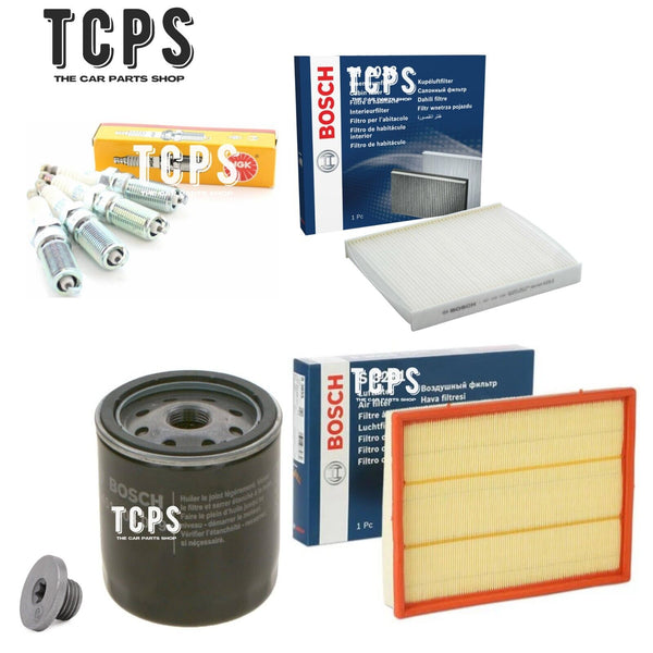 FITS VAUXHALL ZAFIRA 1.6 MK2 BOSCH FILTER ONLY SERVICE KIT & NGK SPARK PLUGS