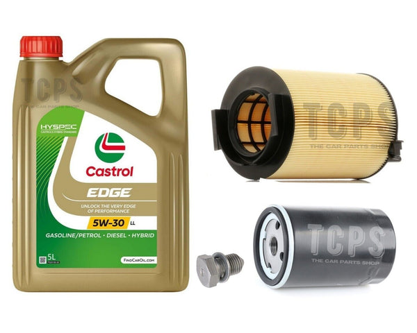 FOR AUDI A3 1.6 8V MK2 SERVICE KIT INCLUDING 5L CASTROL OIL + OIL + AIR FILTERS