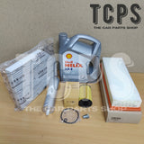 FITS AUDI A5 2.0 TDI 2008-2017 GENUINE SERVICE KIT OEM FILTERS SHELL HX8 5L