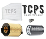 FOR AUDI A3 1.6 8V MK2 SERVICE FILTER KIT WITH OIL & AIR & CABIN FILTERS & SUMP