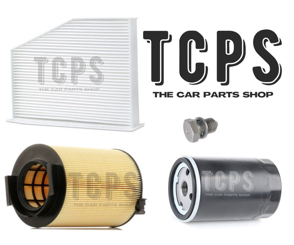 FOR AUDI A3 1.6 8V MK2 SERVICE FILTER KIT WITH OIL & AIR & CABIN FILTERS & SUMP