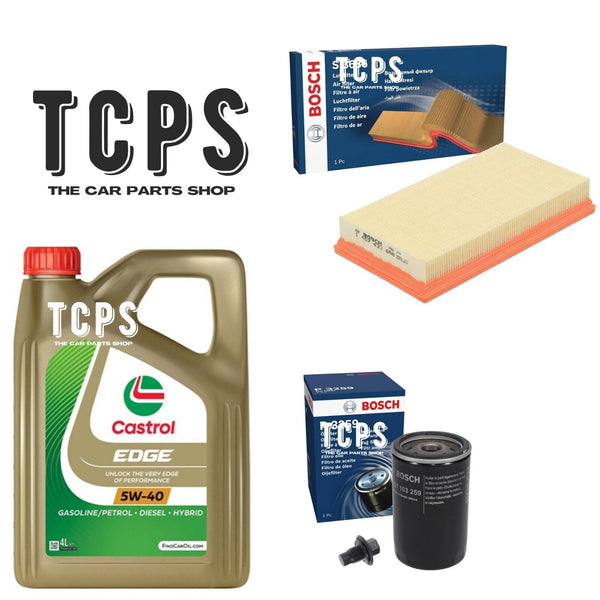 FOR FORD FOCUS 2.0 ZETEC 1998+ BOSCH OIL AND AIR FILTER WITH 5L CASTROL OIL