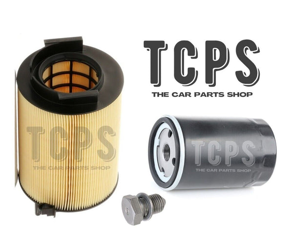 FOR AUDI A3 1.6 8V MK2 REPLACEMENT OIL AND AIR FILTER KIT INCLUDING SUMP PLUG