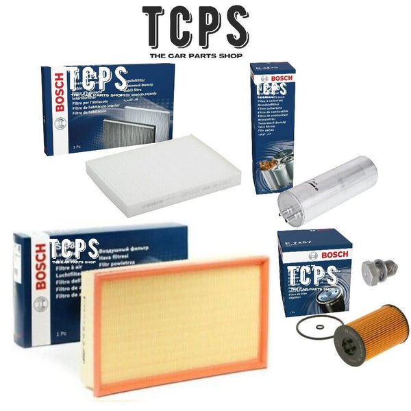 FOR VW TRANSPORTER T6 2.0 TDI AIR OIL CABIN FUEL FILTERS BOSCH SERVICE KIT