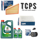 FITS FORD MONDEO MK4 1.8 TDCI 2007+ BOSCH OIL AIR CABIN FILTERS & 6L CASTROL OIL