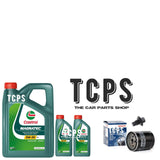 FITS FORD MONDEO MK4 1.8 TDCI 2007+ BOSCH OIL FILTER WITH 6L CASTROL MOTOR OIL