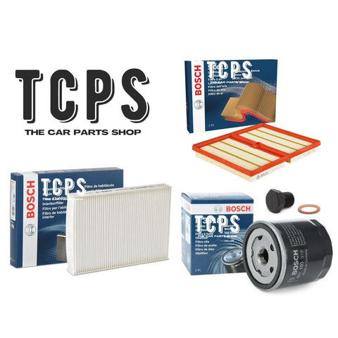 FOR VW UP 1.0 GTI TSI 2016+ BOSCH OIL AIR CABIN FILTERS SERVICE KIT