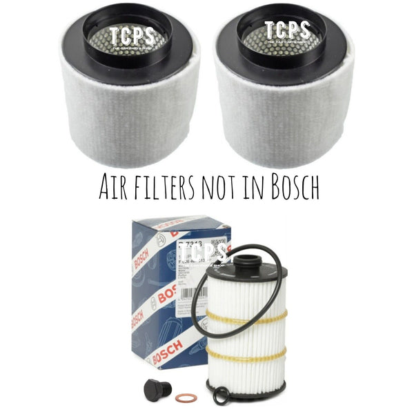 FITS AUDI A8 S8 4.0 TFSI 2012+ BOSCH OIL FILTER AIR FILTER SUMP PLUG SERVICE KIT