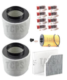 FOR AUDI S8 MK3 4L TFSI 32V FULL FILTER REPLACEMENT PACK INCLUDING SPARK PLUGS