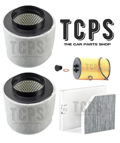FOR AUDI S8 MK3 4L TFSI 32V COMPLETE FILTER SERVICE KIT WITH SUMP PLUG
