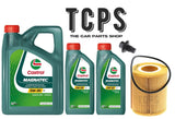 FOR RANGE ROVER SPORT 3.0 TD L494 2013+ REPLACEMENT 6L CASTROL OIL & OIL FILTER