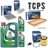 FOR RANGE ROVER SPORT SDV6 L494 3.0 TD 2013+ BOSCH SERVICE KIT & 6L CASTROL