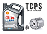 FITS VAUXHALL ASTRA VXR MK5 2.0 2004+ REPLACEMENT 5L SHELL OIL WITH OIL FILTER