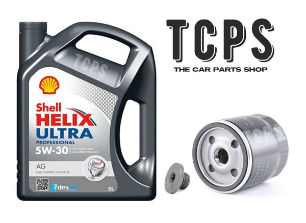 FITS VAUXHALL ASTRA VXR MK5 2.0 2004+ REPLACEMENT 5L SHELL OIL WITH OIL FILTER