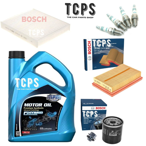 FOR TOYOTA COROLLA MK12 E210 1.8 2019+ FULL BOSCH SERVICE KIT & 5L 0W16 OIL