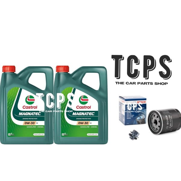 FITS TOYOTA HILUX 2.4 H2L 2015+ BOSCH OIL FILTER AND 8L CASTROL 0W30 OIL