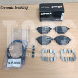 FOR BMW X4 20D 25D 30D 20i 30i G02 F98 2018+ REAR CERAMIC BRECK PADS + SENSOR