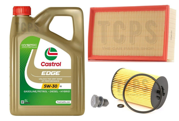 FOR SKODA SUPERB MK3 COMBI 2.0 TDI REPLACEMENT 5L CASTROL & OIL & AIR FILTERS