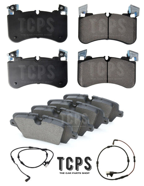 FOR RANGE ROVER SPORT SDV6 3.0 TD MK2 FRONT & REAR BRAKE PADS AND SENSORS