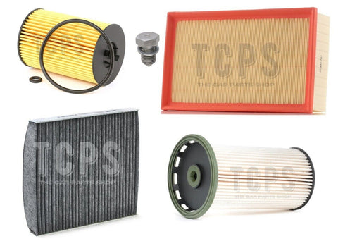 FOR SKODA SUPERB MK3 COMBI 2.0 TDI COMPLETE REPLACEMENT FILTER KIT WITH SUMP PL
