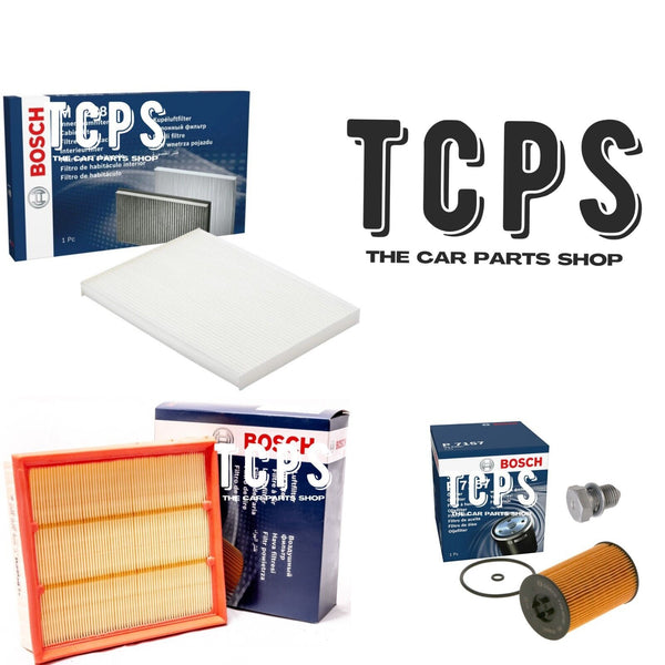FOR SKODA SUPERB COMBI 2.0 TDI BOSCH FILTER SERVICE KIT AIR OIL CABIN FILTERS