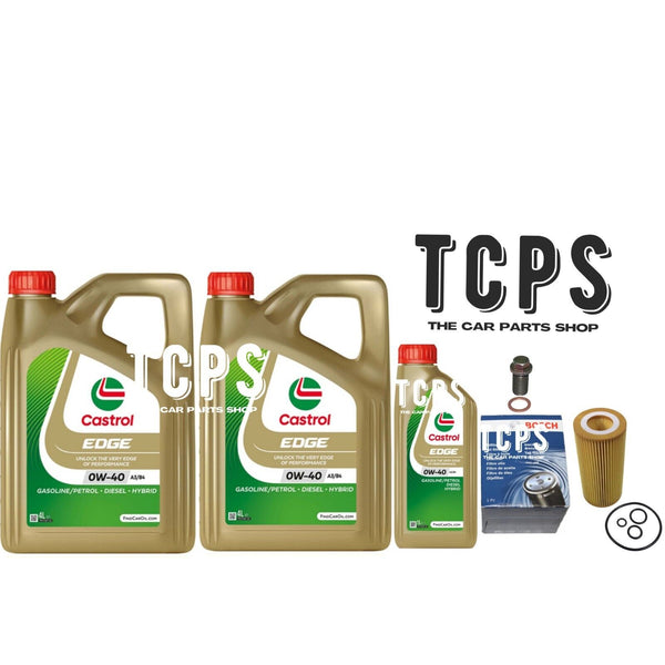 FOR MERCEDES S600 W220 5.5 1998+ OIL CHANGE KIT BOSCH OIL FILTER & 9L CASTROL