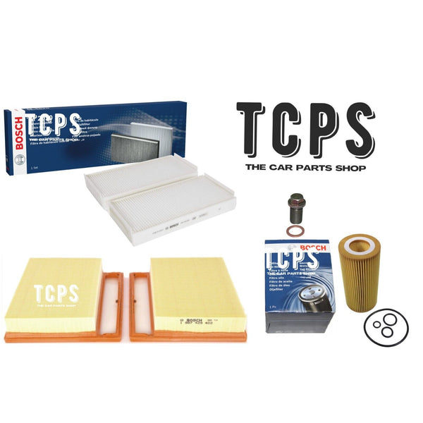 FOR MERCEDES S600 W220 5.5 1998+ BOSCH OIL AIR CABIN FILTERS SERVICE KIT