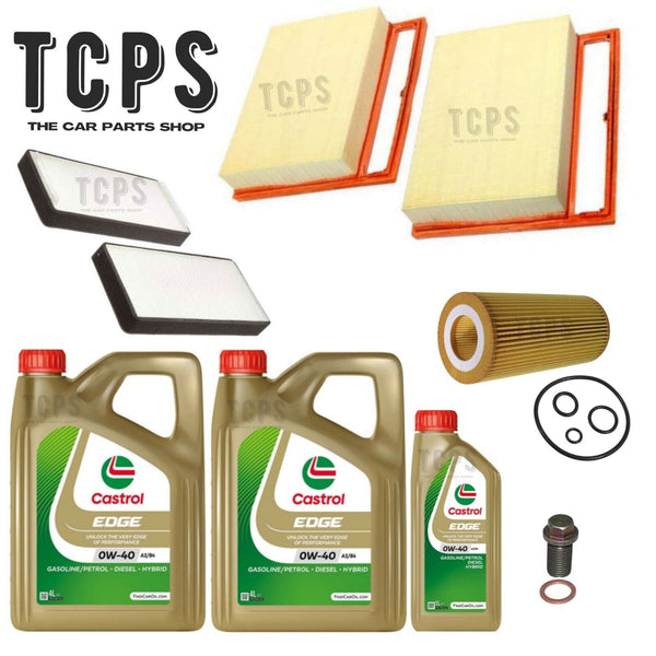 FITS MERCEDES S600 220 5.5 1998+ SERVICE KIT INC 9L CASTROL & ALL FILTERS & SUMP