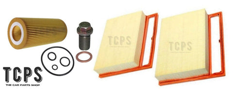 FITS MERCEDES S600 220 5.5 1998+ REPLACEMENT OIL & AIR FILTERS WITH SUMP PLUG