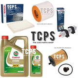 FOR AUDI A6 4A2 2.0 TDI MHEV 2018+ BOSCH FILTER SERVICE KIT WITH 6L CASTROL OIL