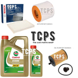 FOR AUDI A6 4A2 2.0 TDI MHEV 2018+ BOSCH SERVICE KIT WITH 6L CASTROL MOTOR OIL