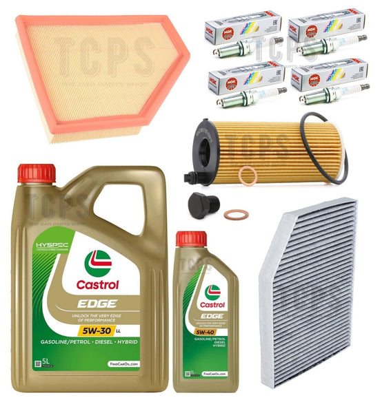 FITS BMW 420i COUPE 2.0 2020+ SERVICE KIT 6L CASTROL & ALL FILTERS & SPARK PLUGS