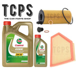 FITS BMW 420i COUPE 2.0 2020+ KIT WITH 6L CASTROL 7 OIL & AIR FILTERS WITH SUMP